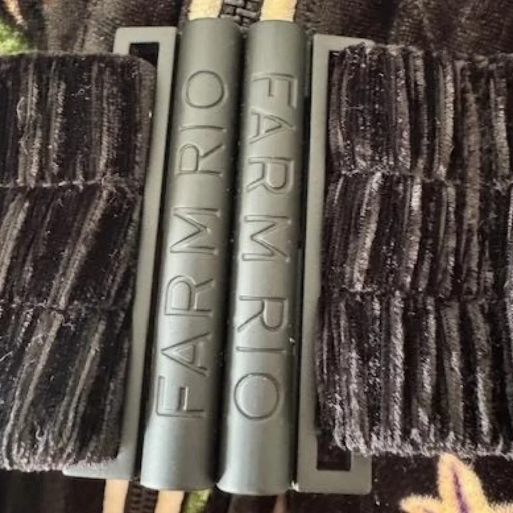 FARM Rio Black Marvelous Garden Puffer Jacket Exotic Tropical Leopard Print - Picture 10 of 16